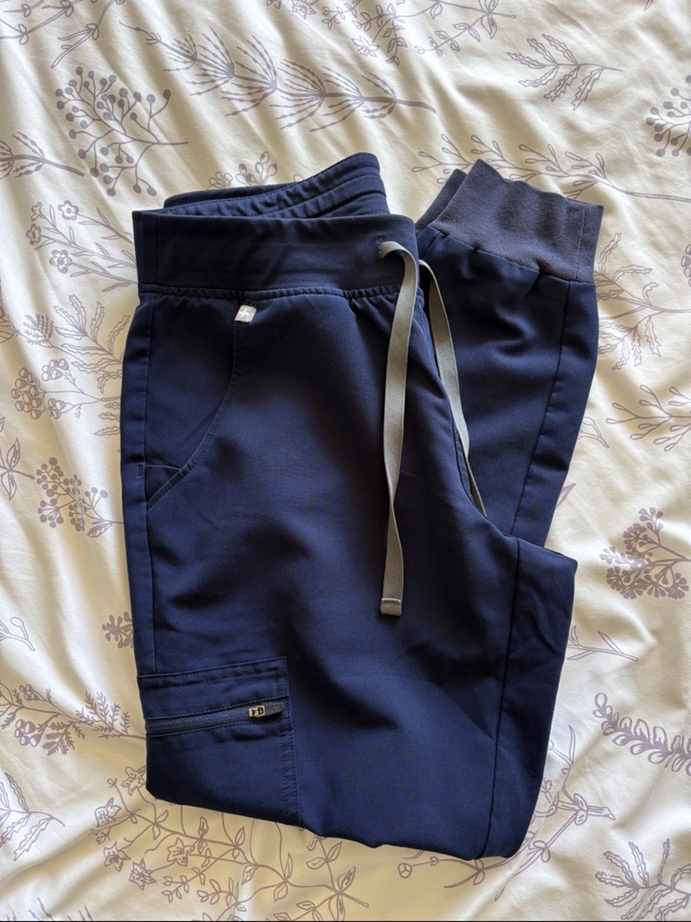 Figs Jogger Navy Scrub Pants